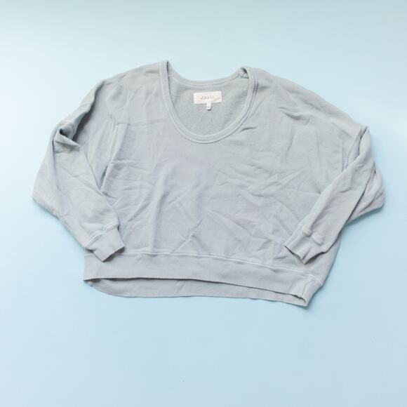 The Great Gray Green Long Sleeve Scoop U Neck Teammate Sweatshirt Size Small - Picture 1 of 7